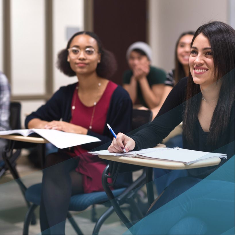 group of women in a classroom
