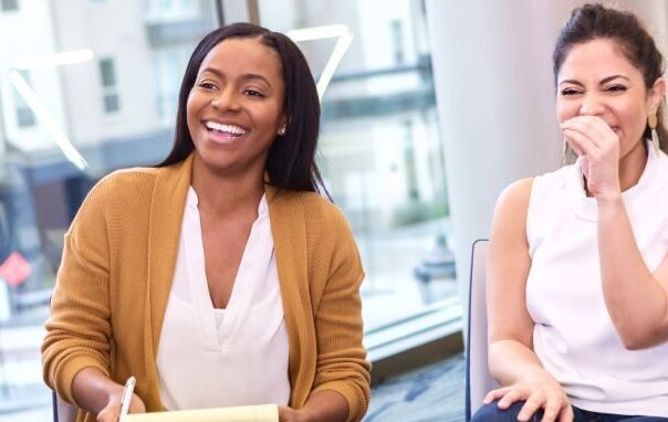 women laughing
